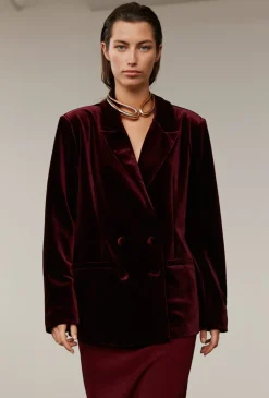 New Sofie Schnoor S244231 Blazer Burgundy
