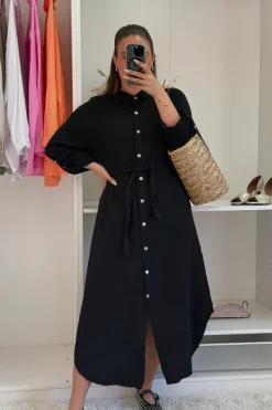 Discount A-bee Sabina Dress Black