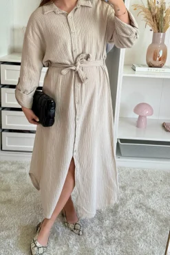 Online A-bee Sabina Dress Beige