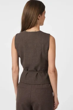 Best Neo Noir Samara Melange Waistcoat 165293 205
