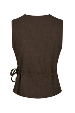 Best Neo Noir Samara Melange Waistcoat 165293 205