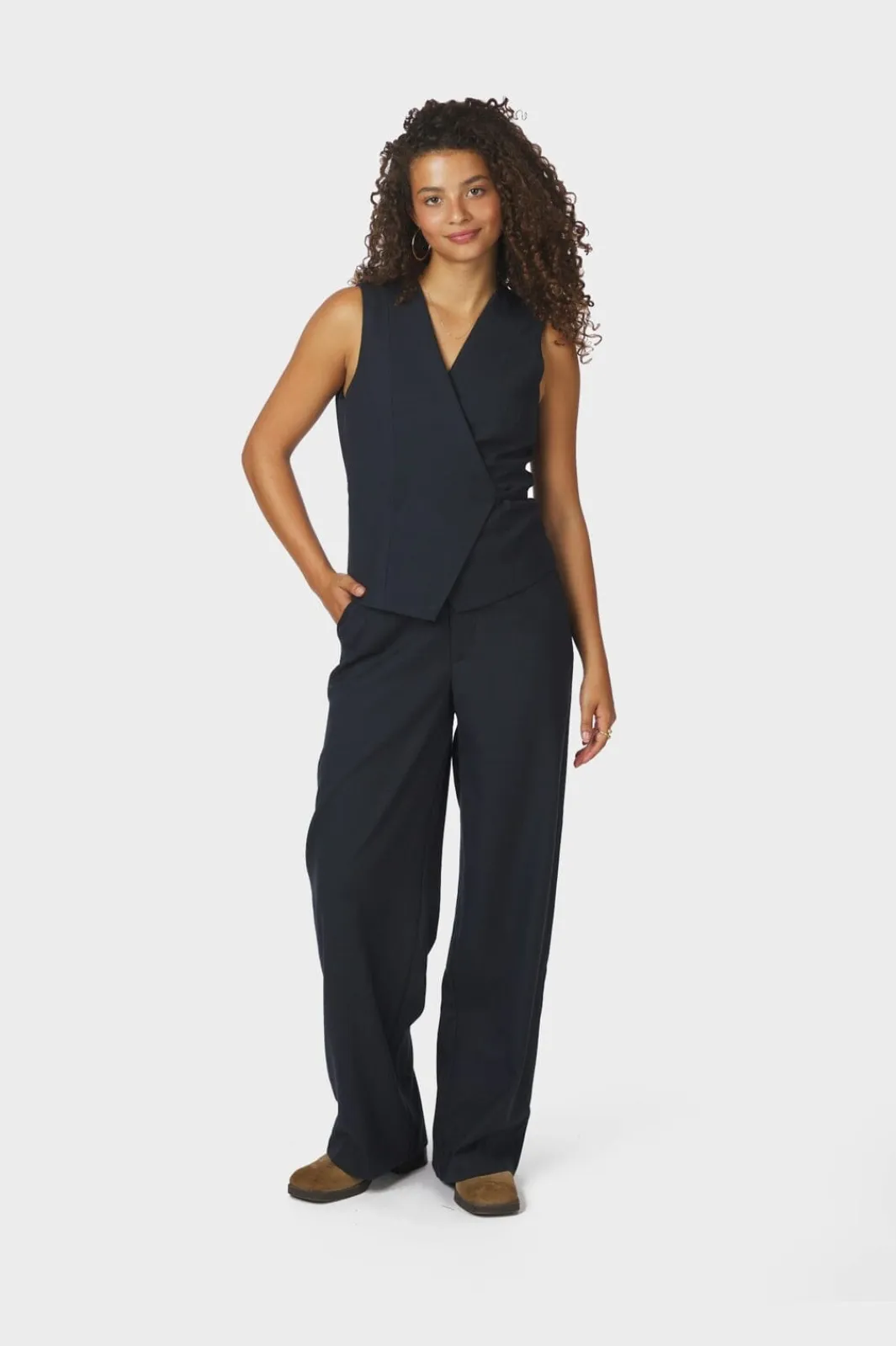 Outlet Neo Noir Samara Melange Waistcoat 165293 141