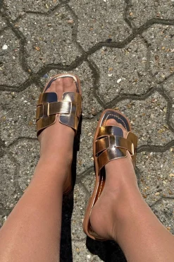 New Bloom Samira Sandal Champagne