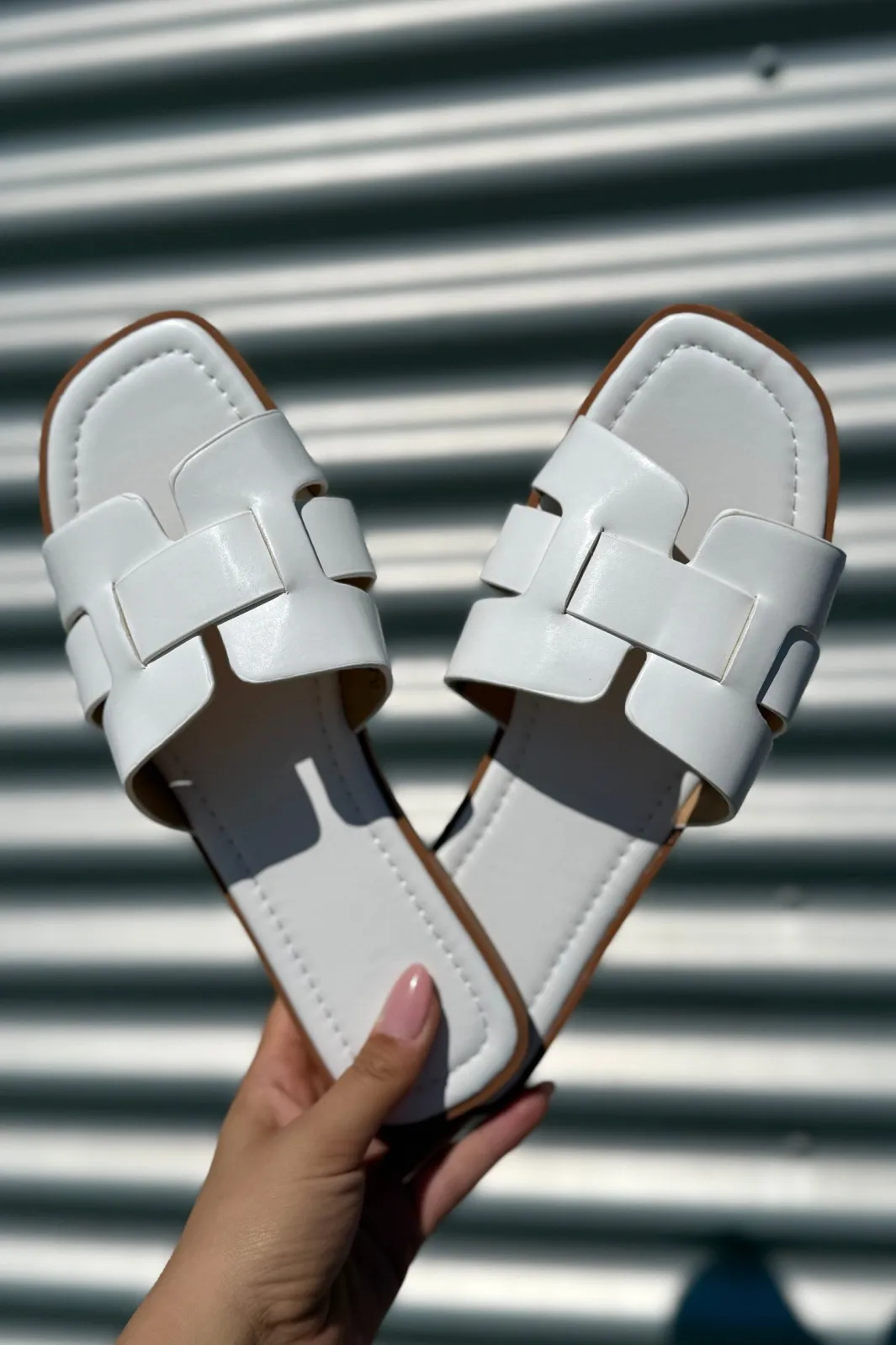New Bloom Samira Sandal White