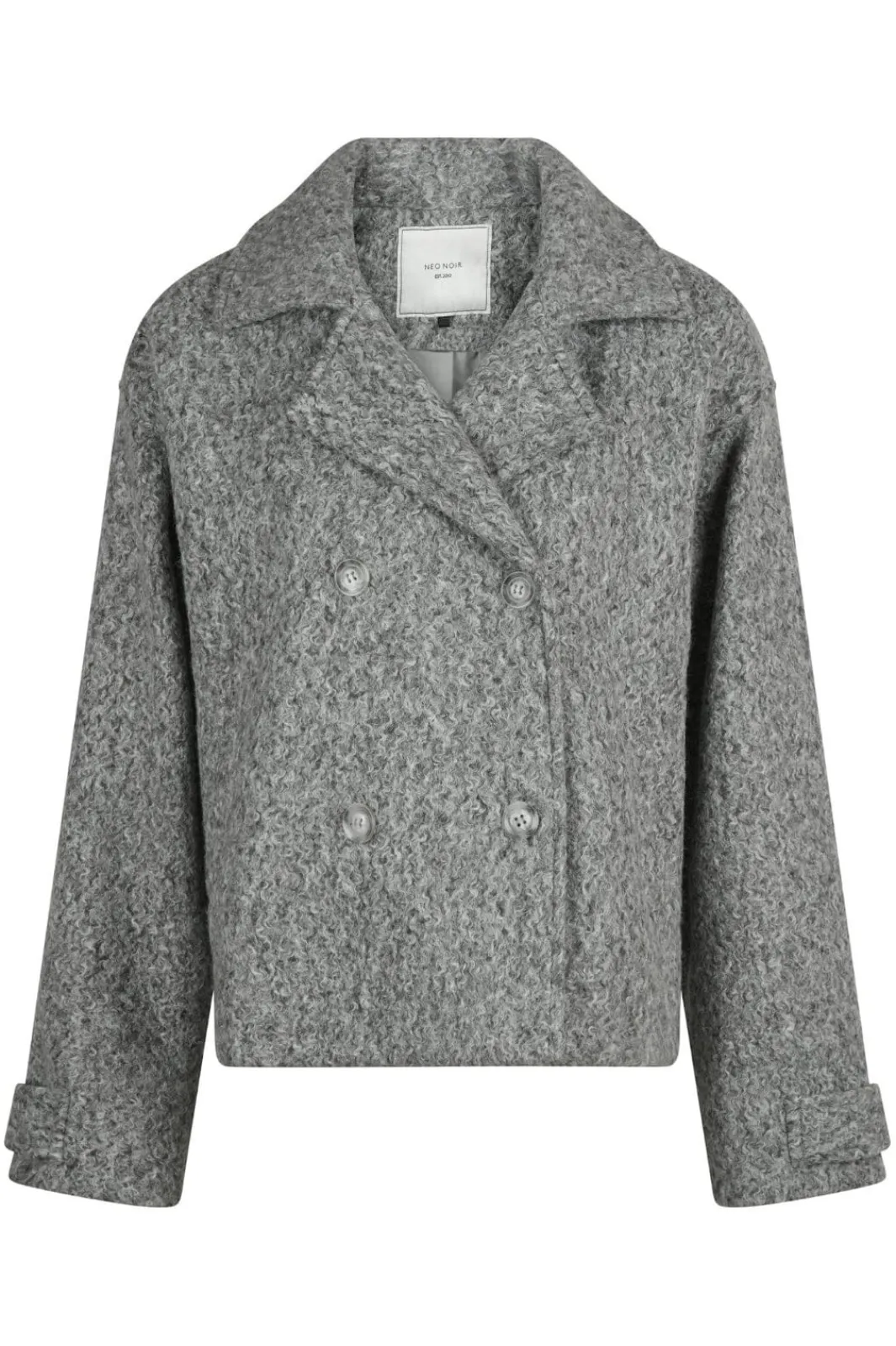 Online Neo Noir Sandra Soft Jacket Grey Melange