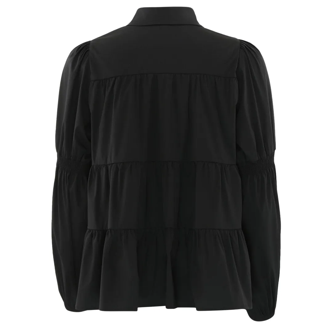 Sale Continue Sanna Gold Buttons 15085 Black