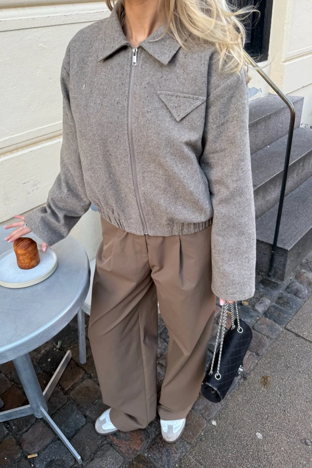 Best BYIC Sarahic Short Jacket A23725 Brown Melange