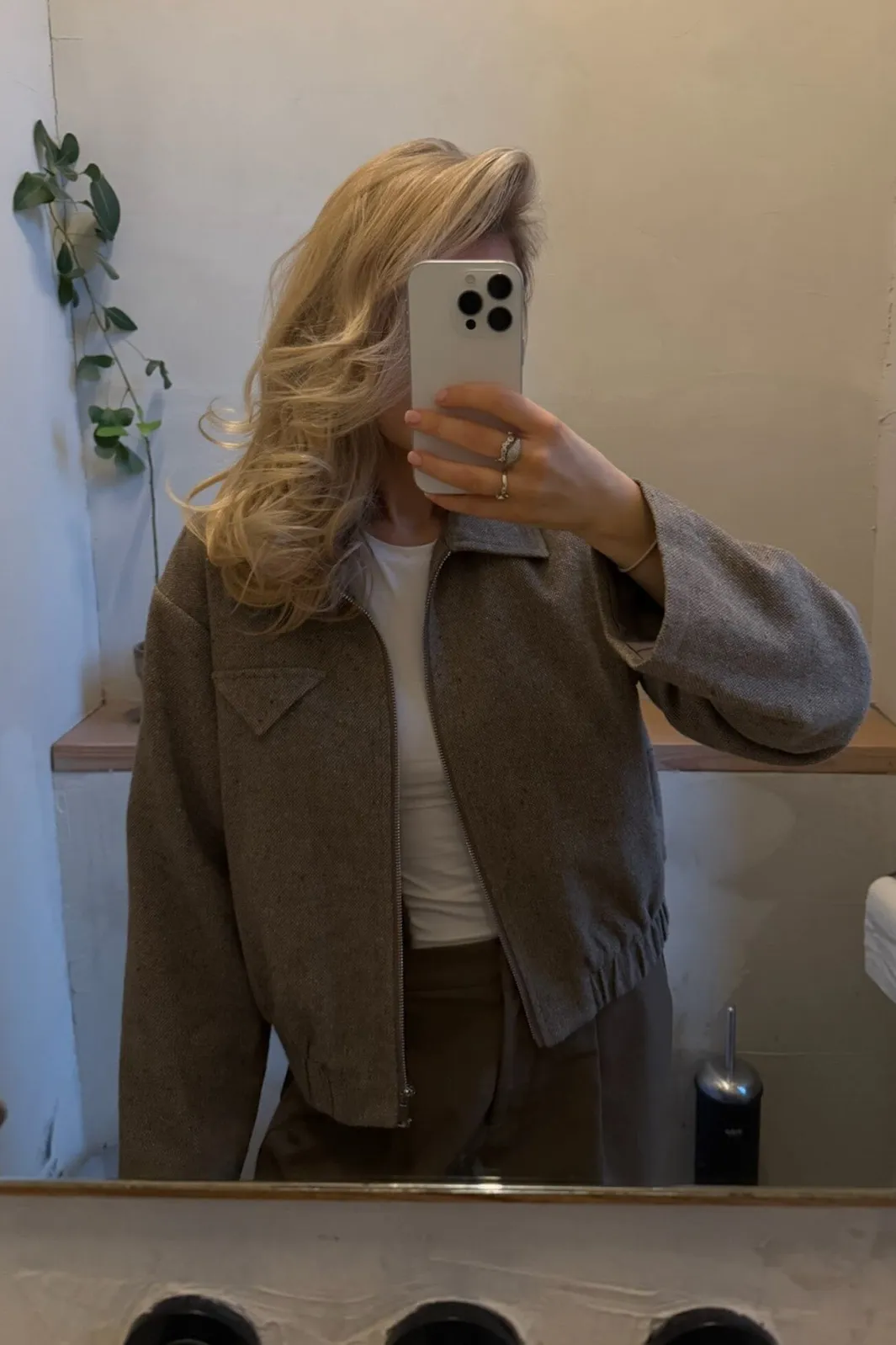 Best BYIC Sarahic Short Jacket A23725 Brown Melange