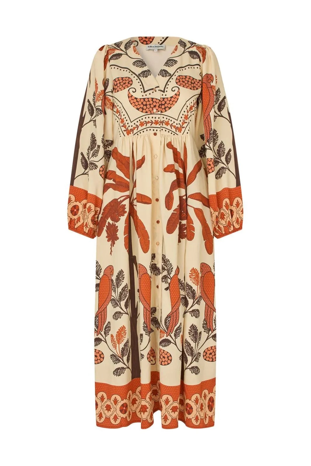 Outlet Lollys Laundry Saraill Dress 3/426102-3000 02 Creme