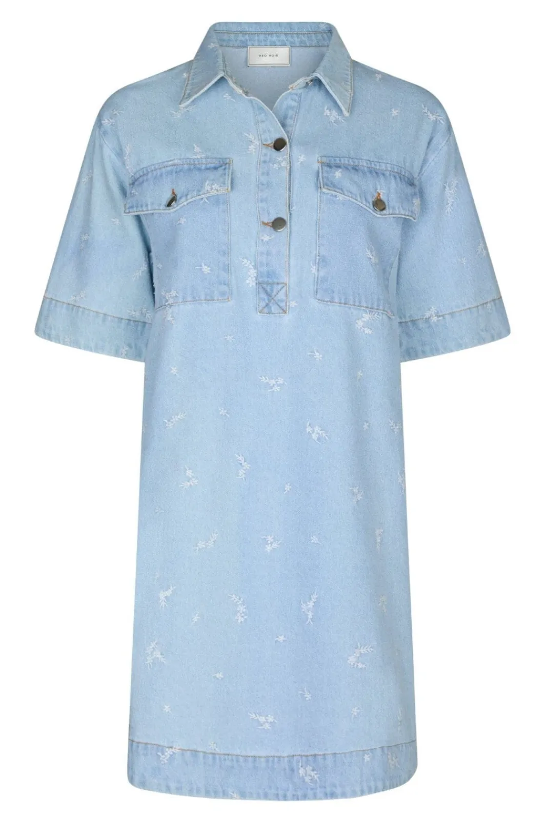 Hot Neo Noir Saras Denim Emb Dress 166045 145