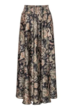 Outlet Karmamia Savannah Skirt 2240 Khaki Paisley