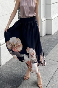 Outlet Karmamia Savannah Skirt 2162 Maxi Blossom