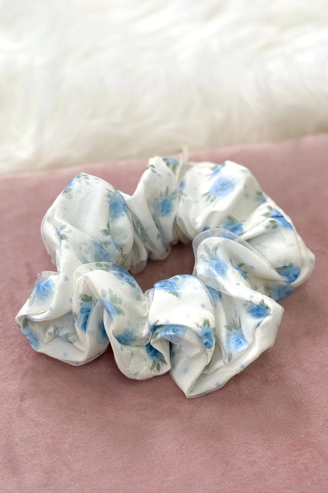 Online A-bee Scarlett Scrunchie Blue