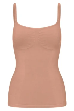 Online Lykkeland Ateliér Second Skin Cami Top Tan