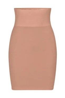 Discount Lykkeland Ateliér Second Skin High Waist Tube Skirt Tan