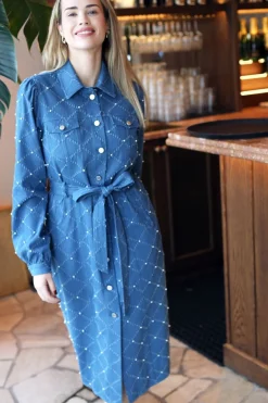 Best Cras Selena Dress 7009 7009 Light Blue
