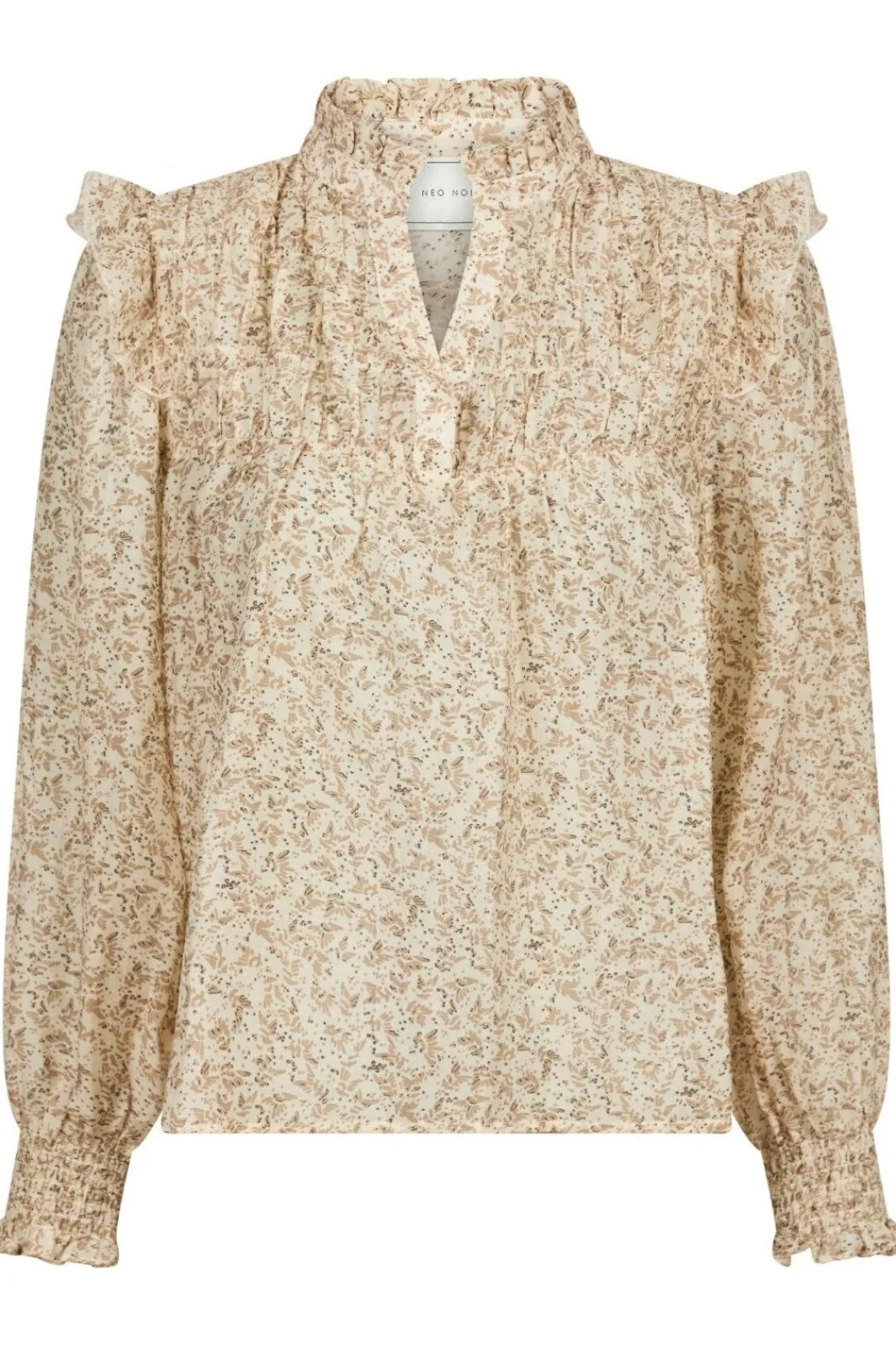 Discount Neo Noir Selfina Graphic Flower Blouse 163522 121