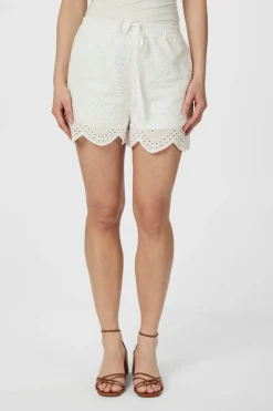 Online Neo Noir Senna Embroidery Shorts 165257 120