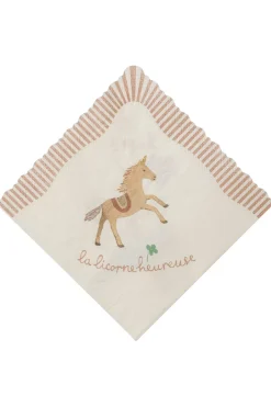 Hot Maileg Serviet, Enhjørning 15 Cm X 15 Cm