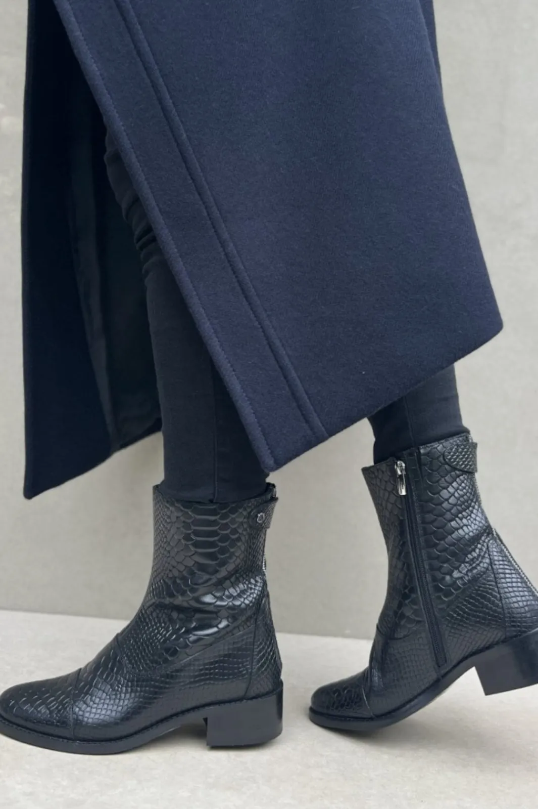 Copenhagen Shoes She Croco Black