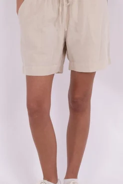 Outlet Neo Noir Shea Linen Shorts Sand
