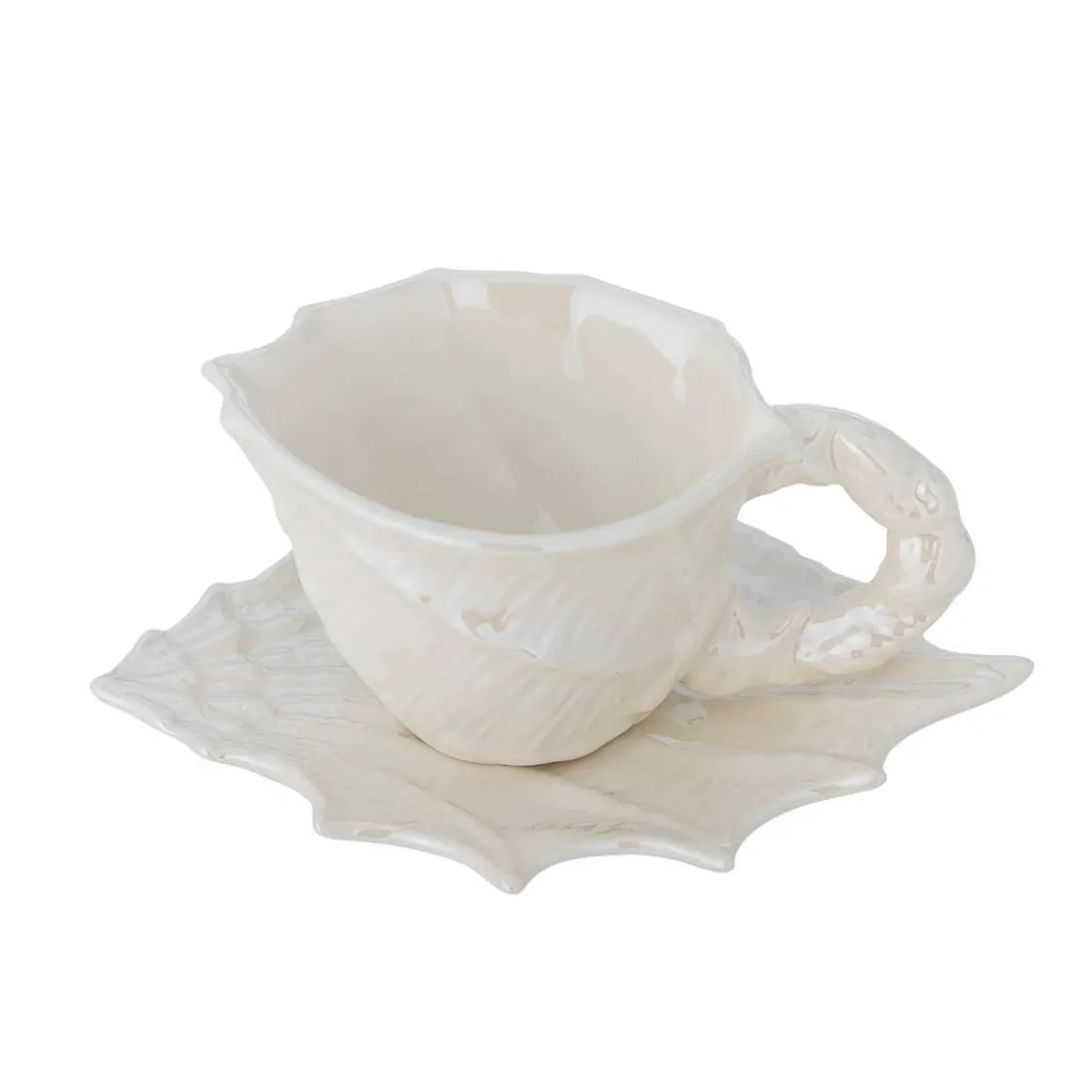 Hot Bloomingville Shellie Kop m/underkop, Hvid, Stentøj 82072685 White