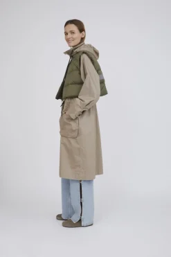 Best H2O Fagerholt Sherlock Coat 3592 Sand/Dark Green Moss