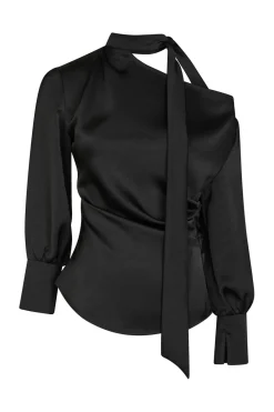 Outlet Neo Noir Shirli Heavy Sateen Blouse 166967 100
