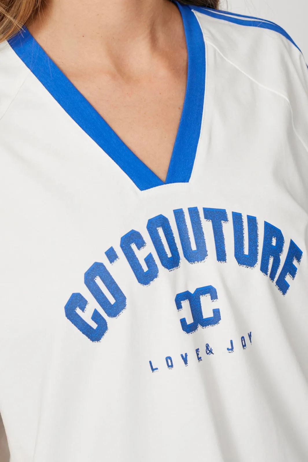 Co´Couture Siaracc Oversize Sporty V-Tee 33140 11076