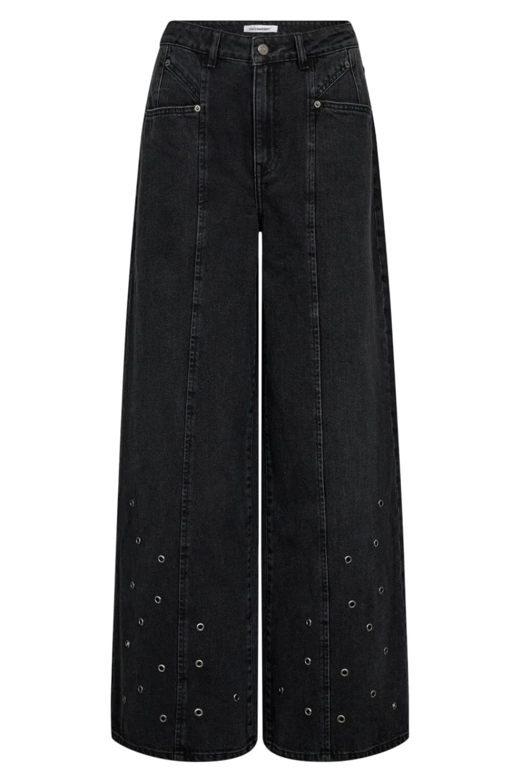 Online Co´Couture Sifcc Eyelet Wide Jeans 31586 96