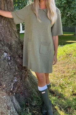 Best BYIC Sific Knit Dress H097-3 Army Green