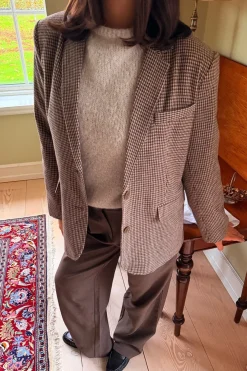 Online BYIC Signatureic Blazer A23986 Brown Checks