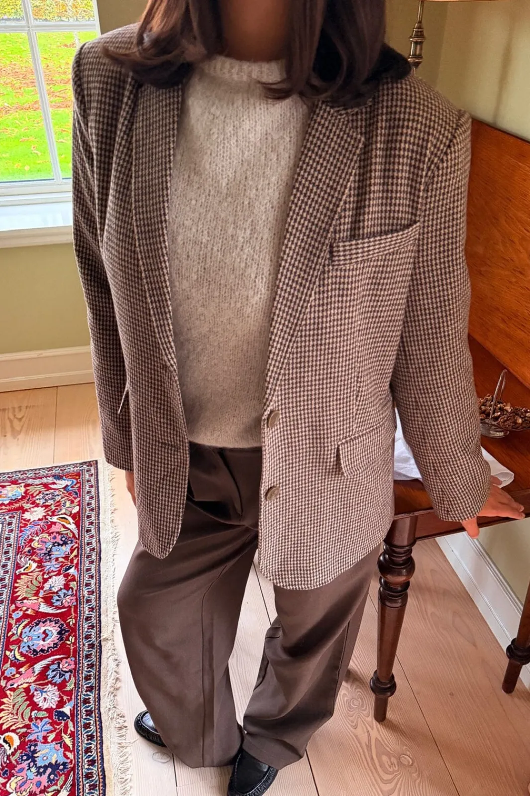 Online BYIC Signatureic Blazer A23986 Brown Checks