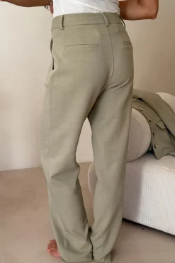 Best BYIC Signatureic Press Pants A23926 Dusty Beige