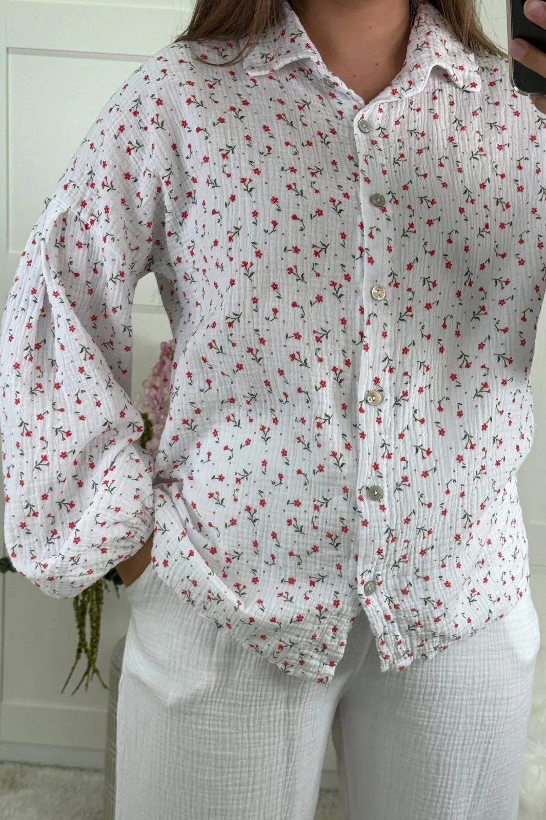 Discount A-bee Sigrid Shirt White