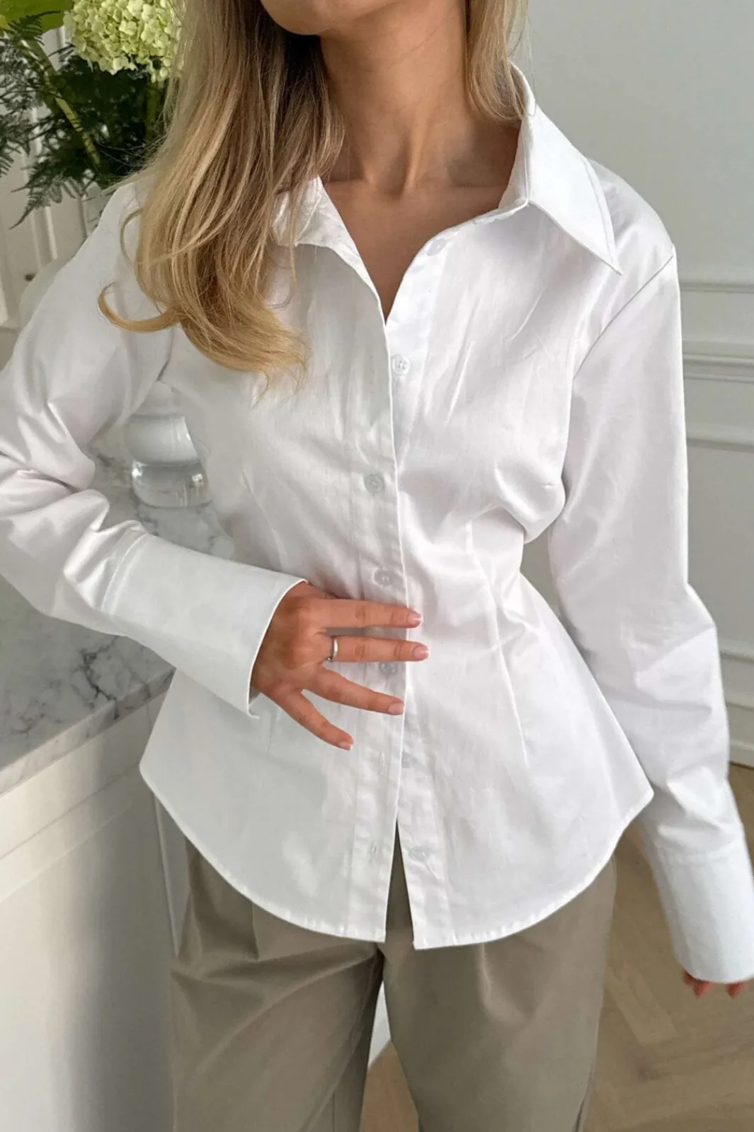 Best BYIC Siljaic Shirt A23829 White