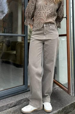 Online Neo Noir Simona D Pants Dusty Brown