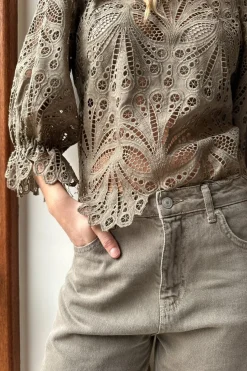 Online Neo Noir Simona D Pants Dusty Brown