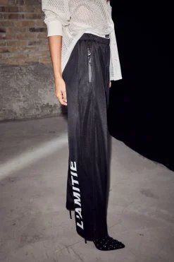 Outlet Haute L'Amitié Slim Logo Track Pants HL10392 Black