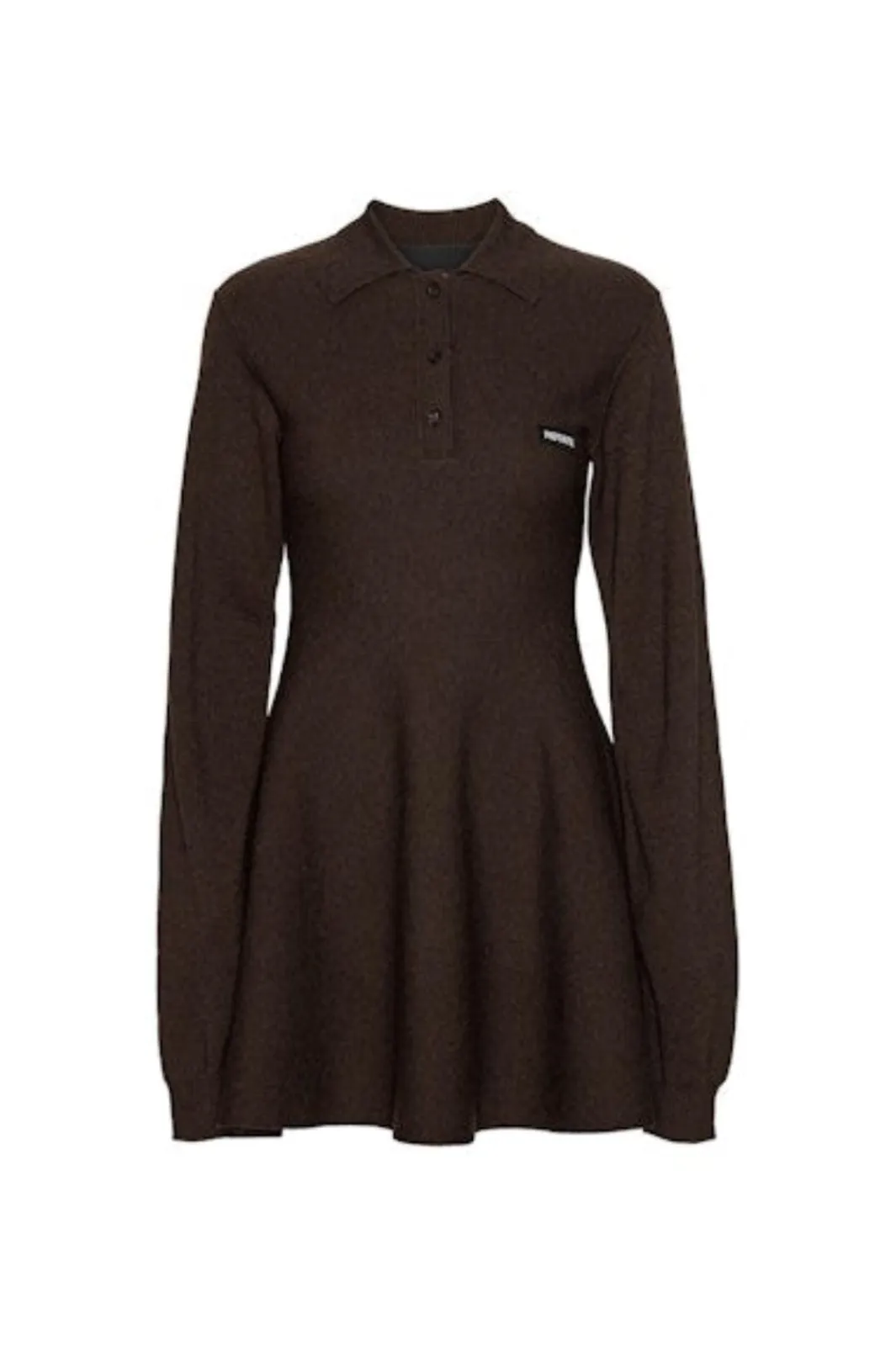 Online Rotate Slinky Knit Polo Dress 1154881667 Molé