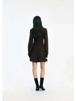Online Rotate Slinky Knit Polo Dress 1154881667 Molé