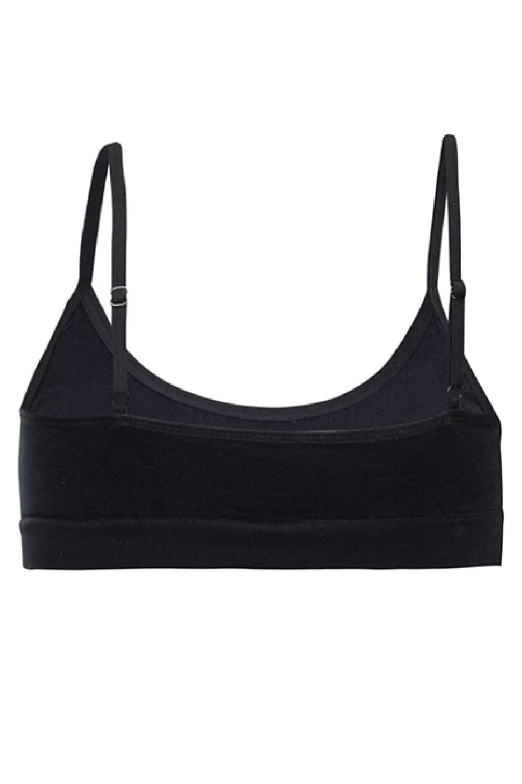 Sale Soft basic Soffi Bra top narrow strap 2 pak black