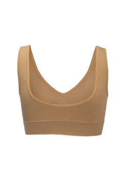 Soft basic Soffi Bra top wide strap 2 pak nude