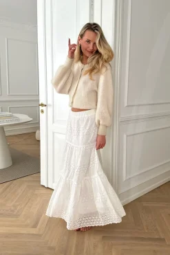 Sale BYIC Sofiaic Long Skirt wl White Lace