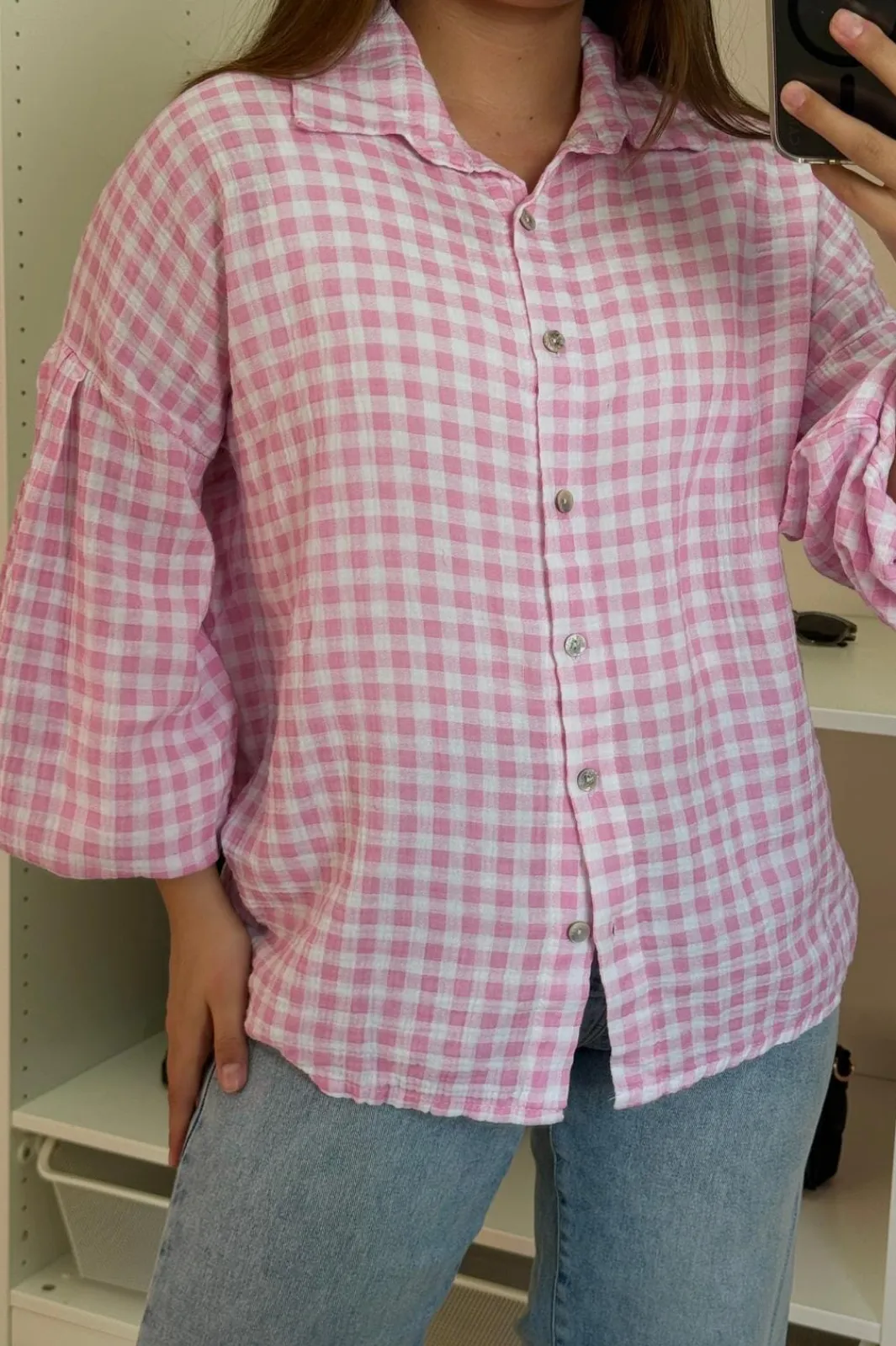 Sale A-bee Sofie Shirt Pink