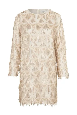 Discount Lollys Laundry Solga Mini Dress Ls25566-3014 85 Champagne