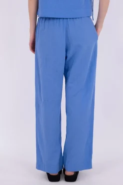 Neo Noir Sonar Linen Pants Dusty Blue