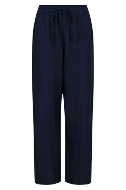 Online Neo Noir Sonar Linen Pants Navy