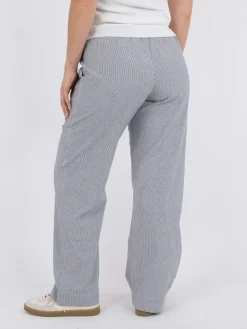Clearance Neo Noir Sonar Mini Stripe Pants Dark Navy