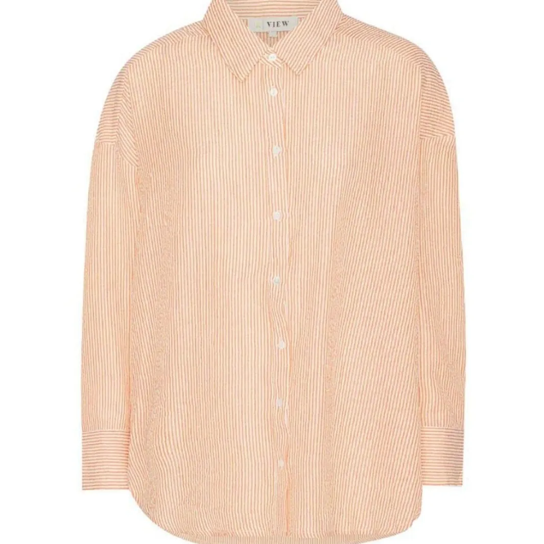 A-View Sonja Shirt 867 Orange/White